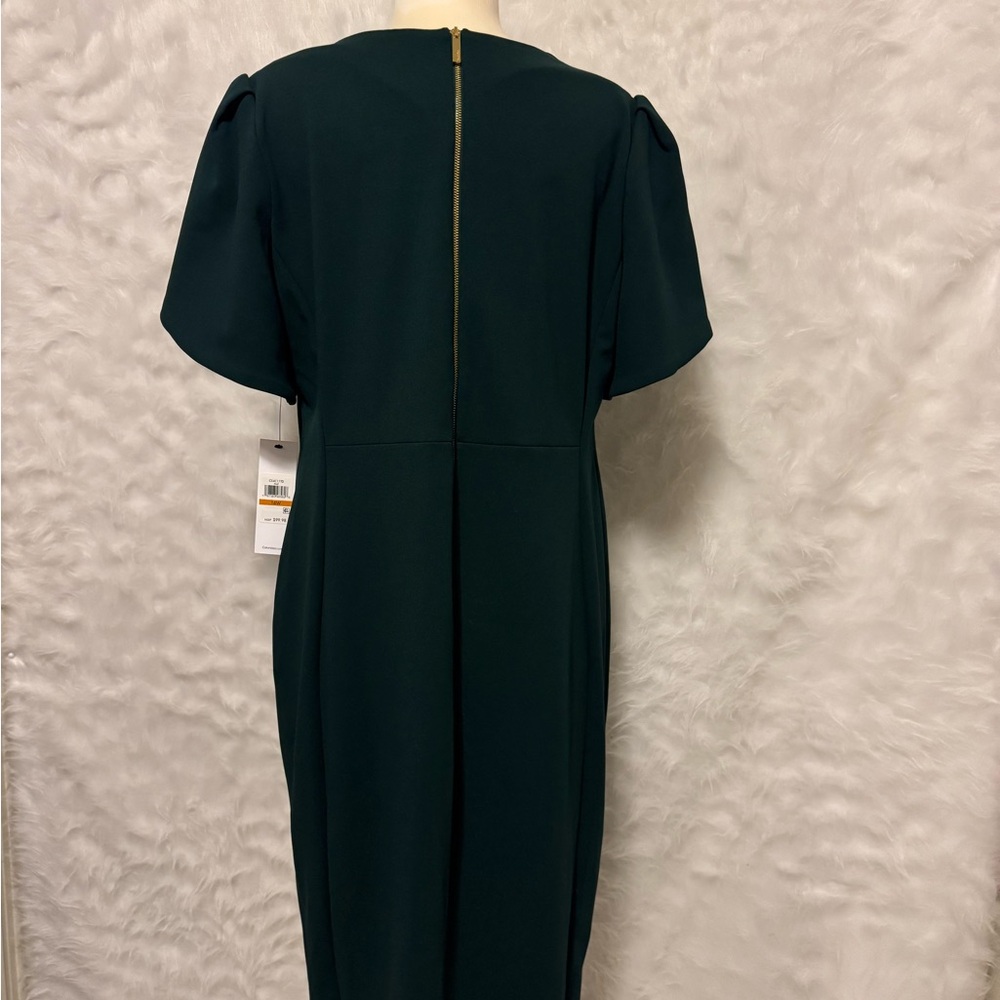 Calvin Klein Teal Midi Dress - Picture 3 of 3